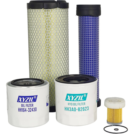 Maintenance Filter Kit Fit for Kubota HST Tractor L3200H L3800DT L2800DT