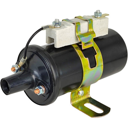 12V Distributor Coil w/External Resistor fit for Ford 1100-0544 E8TF12029BA