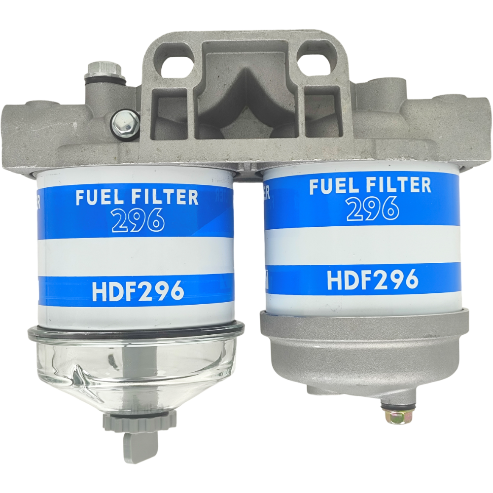 Dual Fuel Filter Glass Bowl Fit for Ford 2610 2910 3610 4610 5610 EBPN9N166AA