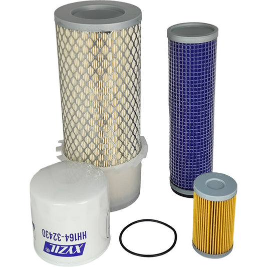 HH164-32430 Filter Kit Fit for Kubota 15521-43160 70000-11081 15287-11490