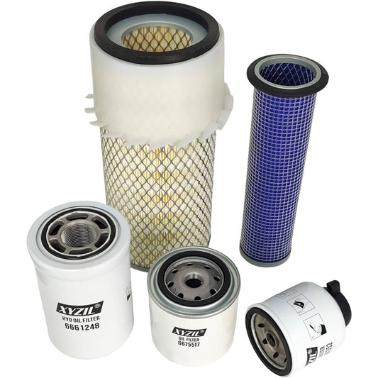 Air Hydraulic Oil Filter Kit Fit for Bobcat T180 T190 Skid Steer Track Loader