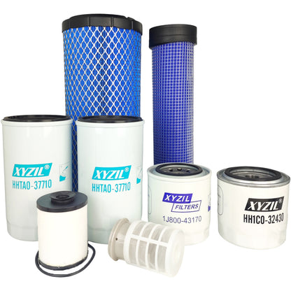Filter Kit Fit for Kubota M7060HD M7060HD12 M6060HFC V3307-CR-TE4 M6060HDCC