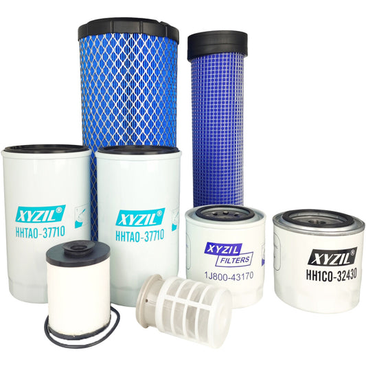 Filter Kit Fit for Kubota M7060HD M7060HD12 M6060HFC V3307-CR-TE4 M6060HDCC