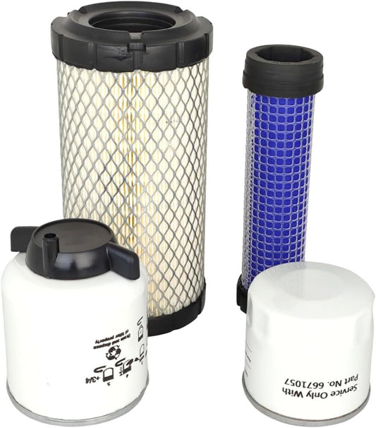 6671057 Air Fuel Engine Oil Filter Kit Fit for Bobcat 6667352 6673752 6673753