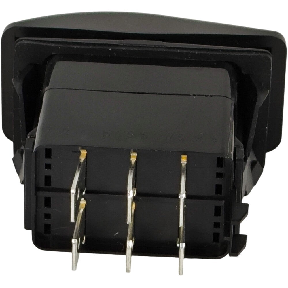 20A 12V 6 Pin ON-Off-ON Rocker Switch VLD2S00B-AZC00-000 DPDT DC