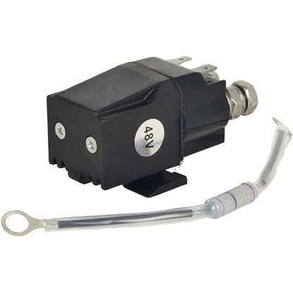 48V Golf Cart Solenoid 102865901 Fit for Club Car DS Precedent Tempo w/ Resistor