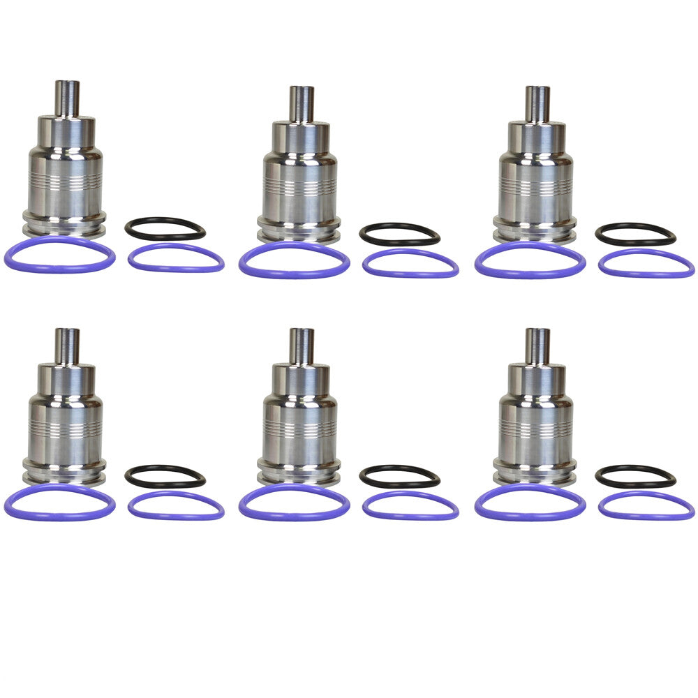 6X Fuel Injector Sleeve Cup Set 21515329 21401136 for Volvo D13 D11 D16