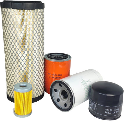 Air Fuel HST Maintenance Service Filter Kit Oil Hydraulic Hydro Filter for Kioti