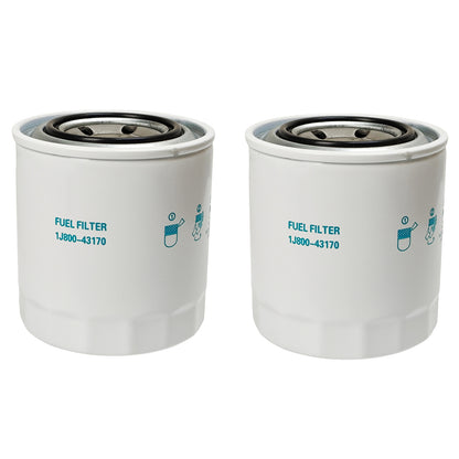 1J800-43172 2X Fuel Filter 1J800-43170 for Kubota L M Series KX040-4CA Excavator