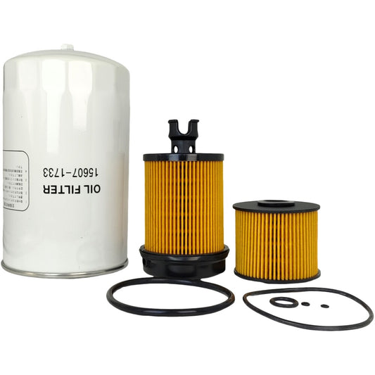 15607-1733 Oil Fuel Filter Kit 23304-78090 23304-EV360 for Hino M4 2022-2024 M5
