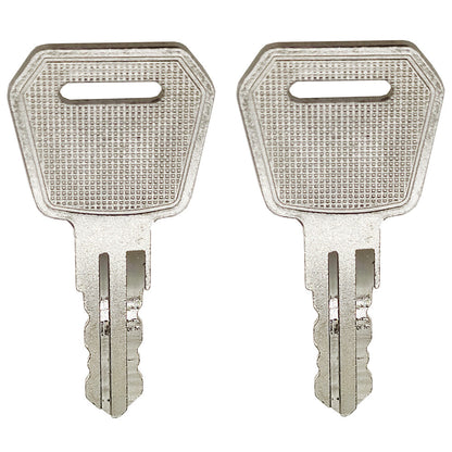 2X Marked 118 Key 1115-500016-00 Fits for Big Joe Electric Pallet Jacks EZ30 E30