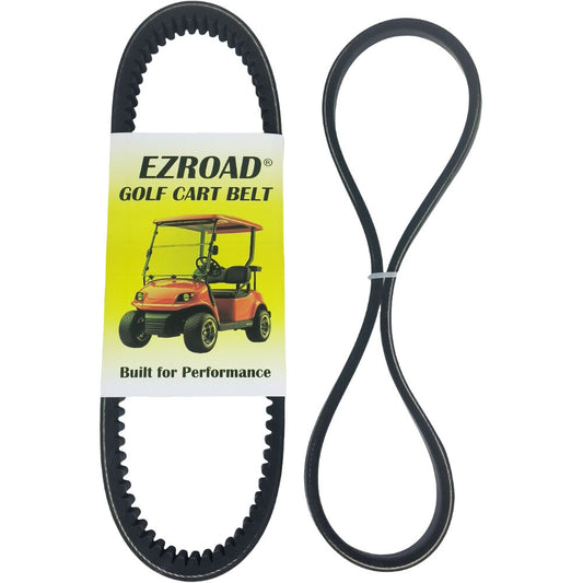 Drive & Starter Belt Kit for Kawasaki EZGO Golf Cart RXV TXT 606136 606138