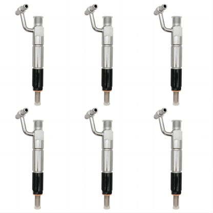 6X Fuel Injector 6202-13-3110 6207-11-3100 Fit Komatsu SA6D95L Engine PC200-6