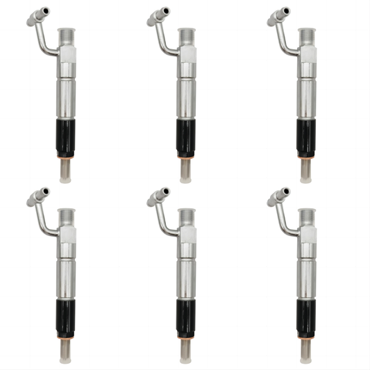 6X Fuel Injector 6202-13-3110 6207-11-3100 Fit Komatsu SA6D95L Engine PC200-6