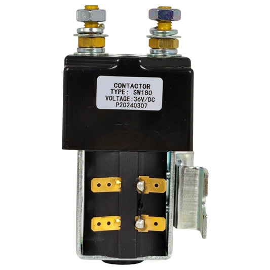 SW180 36V 200A Contactor Solenoid for Albright w/ Mounting Bracket Golf Cart