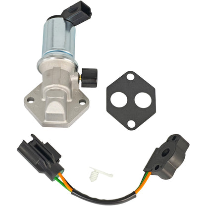 Throttle Position Sensor & IAC Idle Speed Air Control Valve Fit Ford 1994-1996