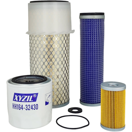 Maintenance Filter Kit Fit for Kubota L2250F L2250DT L2550DT L3450DT L2550F