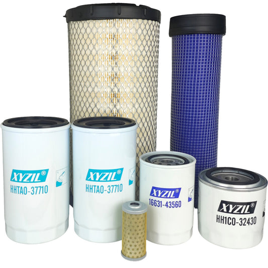 Maintenance Filter Kit Fit for Kubota M95 M8540 M105 M9540 Series w/ V3800DI-T