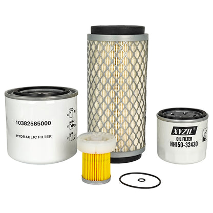 Filter Kit Fit for Mahindra Max 26 XL 2516 2415 HST Gear w/ 1.3L Tractor Engine