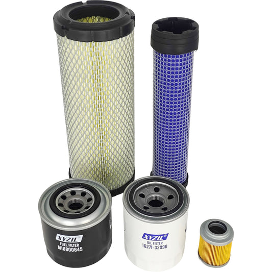 Filter Kit Fit for John Deere 27D Compact Excavator (S.N. 250001—)