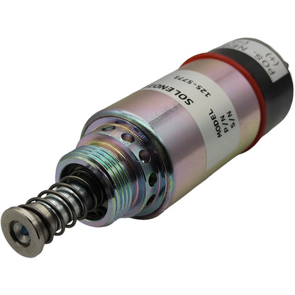 125-5771 Fuel Shutoff Solenoid Fit for Caterpillar CAT 3114 3116 3126 Engine 12V