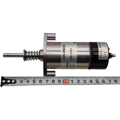 Fit for CAT 125-5773 3204 3304 3304B 3306 3306B Engine 12V Fuel Shutoff Solenoid
