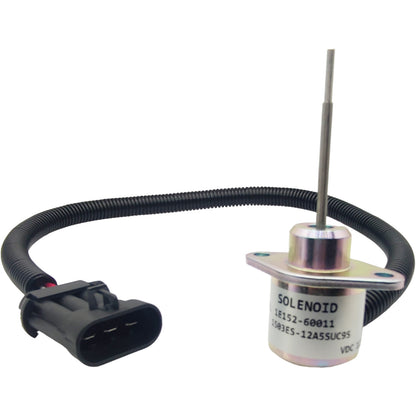 12V Shutdown Solenoid Fit for Kubota Yanmar 1E152-60011 1503ES-12A5SUC9S V2203