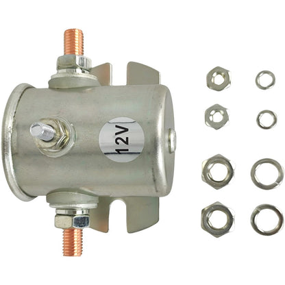12V 200A 3-Terminal Heavy Duty Continuous Solenoid Relay for Golf Carts Marine