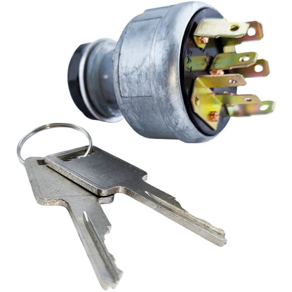 Fit for Kenworth Ignition Switch w/Key 4 Position 7 Pin P27-1048 577.59548WC