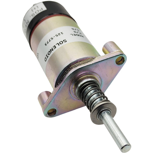 Fit for CAT 125-5773 3204 3304 3304B 3306 3306B Engine 12V Fuel Shutoff Solenoid