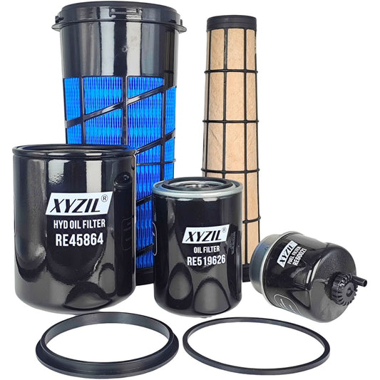Service Filter Kit Fit for John Deere 5045E 5055E 5065E 5075E w/ T2 & IT4 Engine