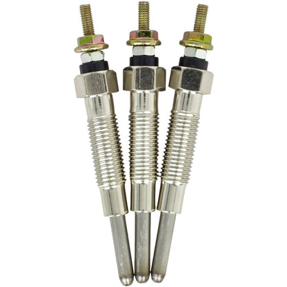 3X Glow Plug MM401621 MM40162101 for Iseki Tractor TX1300 TX2140 TX2160 TX1500