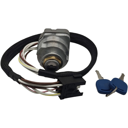 Ignition Key Switch 87561528 81864288 for Ford New Holland Tractor TS TM Series