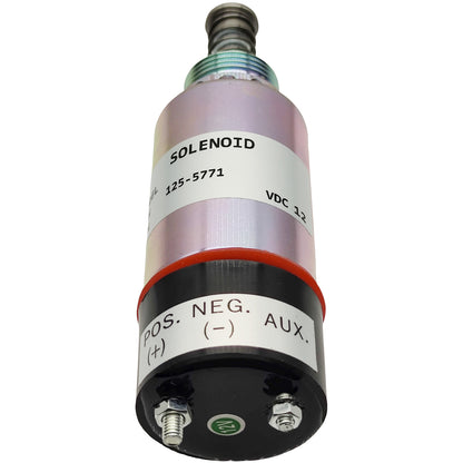 12V Fuel Shutoff Solenoid for Caterpillar Asphalt Paver AP-1000 AP-1050 9X-5312