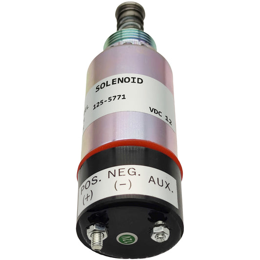 12V Fuel Shutoff Solenoid for Caterpillar Asphalt Paver AP-1000 AP-1050 9X-5312