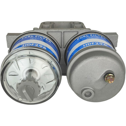 Dual Fuel Filter Glass Bowl Fit for Ford 2610 2910 3610 4610 5610 EBPN9N166AA