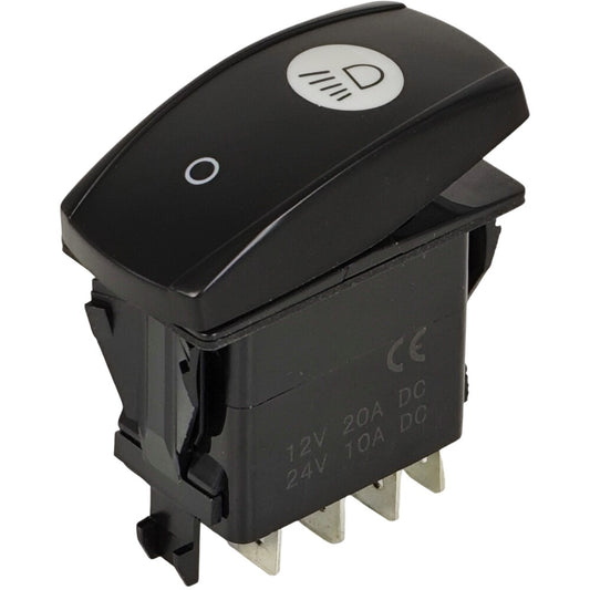 Work Light Rocker Switch for John Deere 320D 320E 317G 318D 318E 318G 319E 320