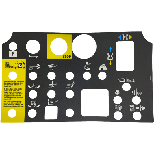 Platform Control Panel Decal 72095GT for Genie Articulated Boom Lift Z-34/22 IC