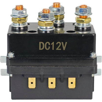 M8 Lug Pre-wired Winch Solenoid Relay Contactor Control Box Wire Storage Kit
