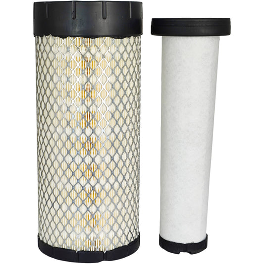 Inner Outer Air Filter Set AT336803 AT338105 for John Deere 312GR 313 314G 315