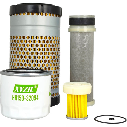 Oil Fuel Air Filter Kit Fit for Kubota RTV-X1100C RTV-X1140R RTV-X1120D Engine