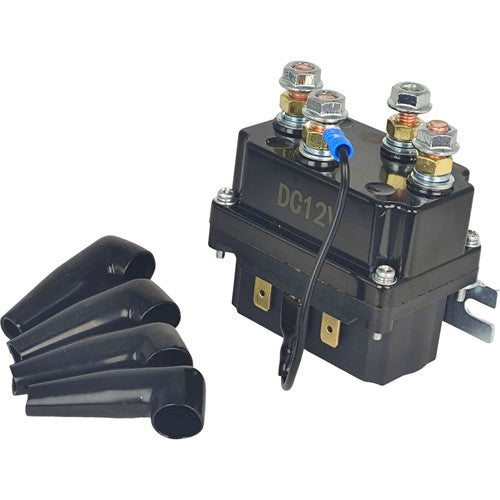 M8 Lug Pre-wired Winch Solenoid Relay Contactor Control Box Wire Storage Kit