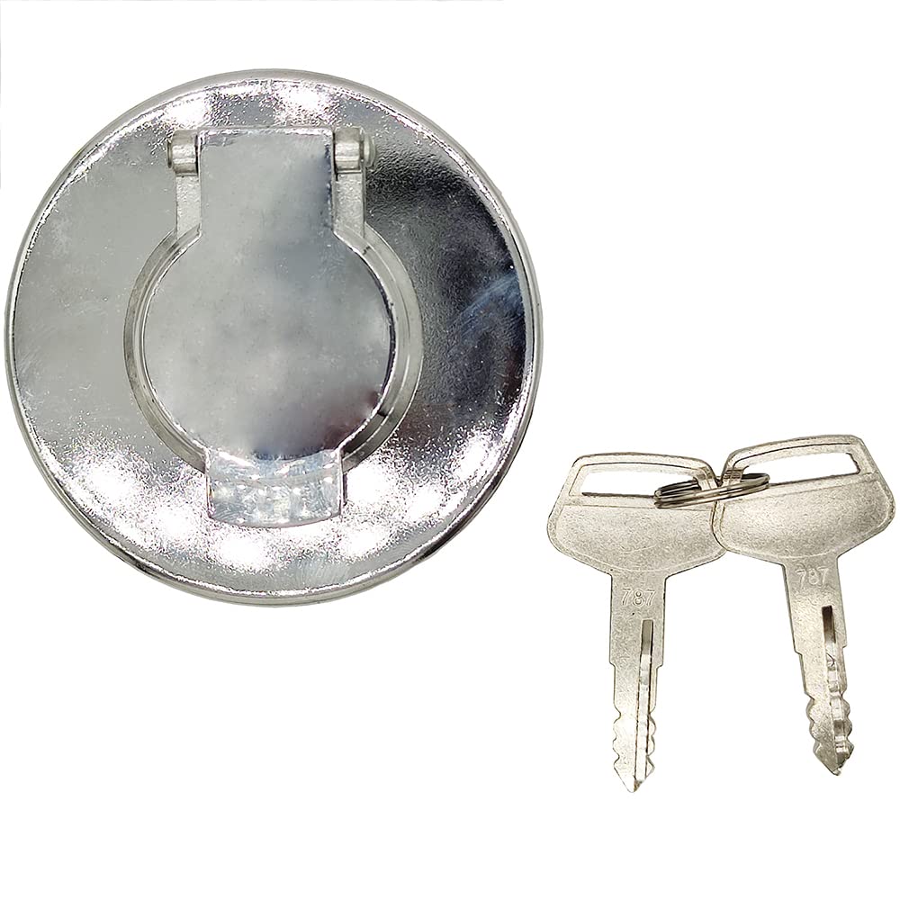 Fuel Cap with Keys 20U-04-21360 20U-04-21361 Compatible with Komatsu PC45MR-1 PC50UU-2 PC58SF-1 PC75UU-2 PC128US-1 PC228UU-1