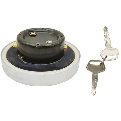 Fuel Cap with Keys 20U-04-21360 20U-04-21361 Compatible with Komatsu PC45MR-1 PC50UU-2 PC58SF-1 PC75UU-2 PC128US-1 PC228UU-1