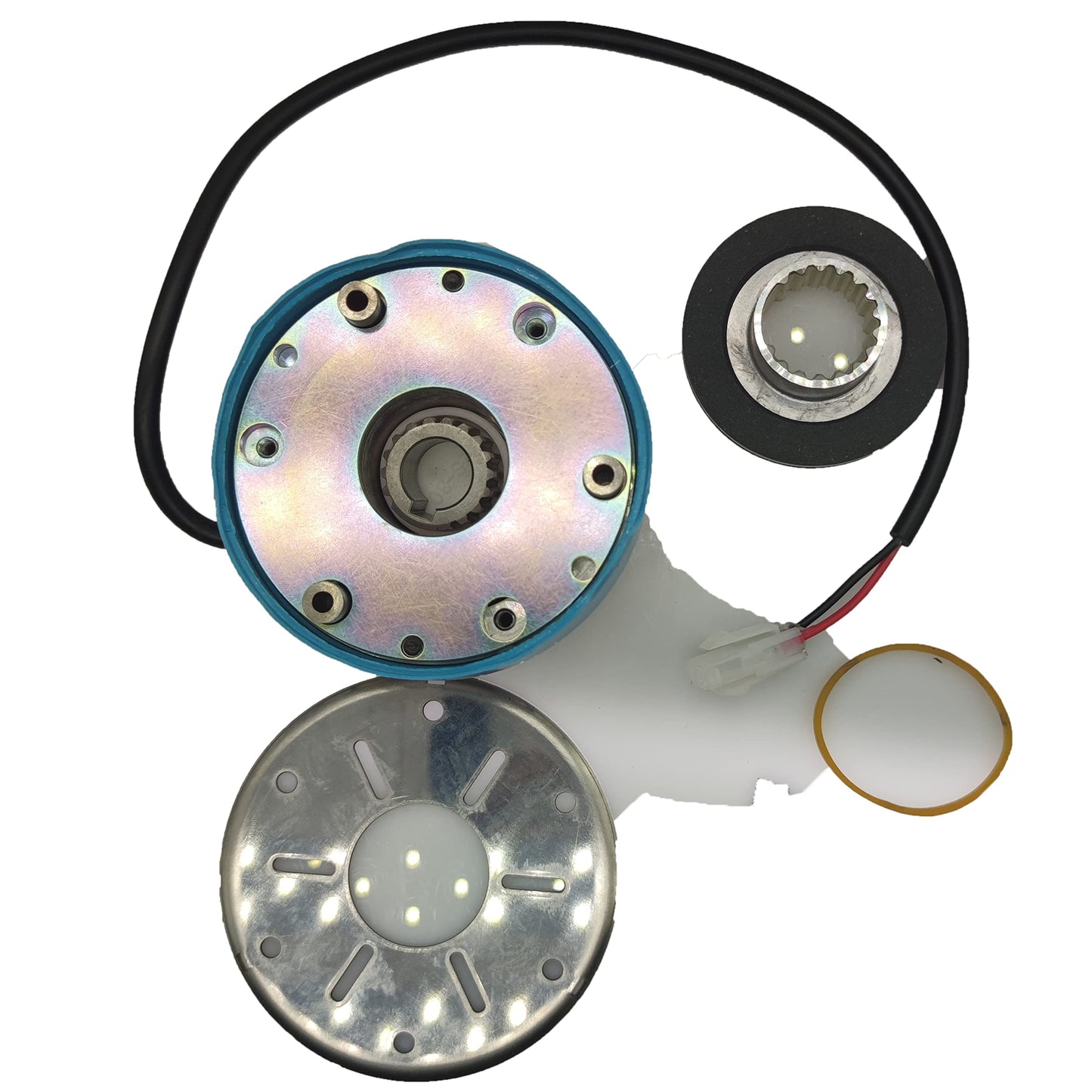Brake Assembly 1115-520012-00 Compatible with Big Joe Electric Pallet Jacks E30 EZ30 E25 P33 ECH12 EPT12EZ EPT18-EHJ EPT20-15EHJ EPT20-15ET EPT20-15ET2 EPT20-18EHJ MT12 P12 Powerglide 1200+ PLUS