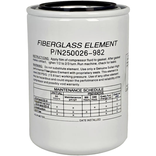 Oil Filter 250028-032 Fit for Sullair Air Compressor 250026-982